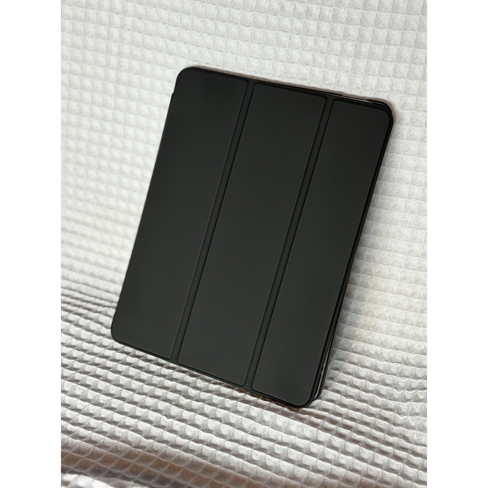 IPAD AIR 6th GEN  Black Plastic Folding Folio Tablet Case with Integrated Stand